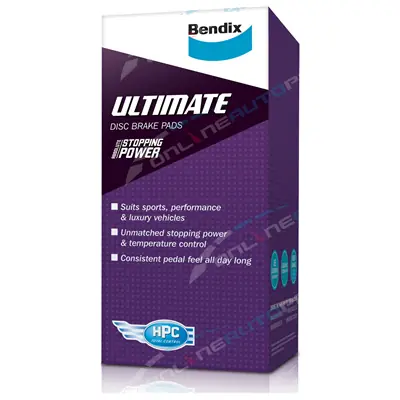 Bendix Ultimate Rear Disc Brake Pads – Fits Ford Falcon AU, BA, BF, EF, EL, FG (1994-2014)