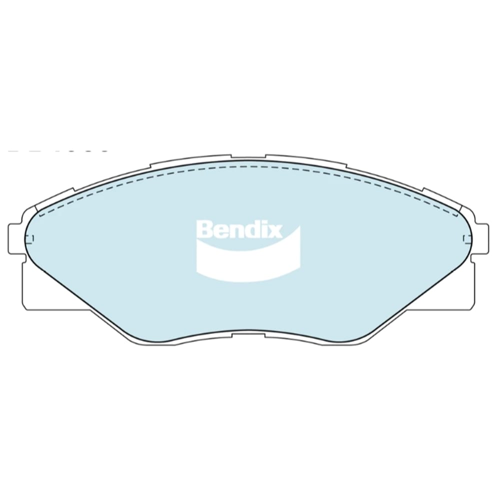 thumbnail image 2 of Bendix HD Front Disc Brake Pads For Toyota Hilux GGN25R & KUN26R (2008-2015 With VSC) - Heavy Duty, 1yr Warranty 2 of 5