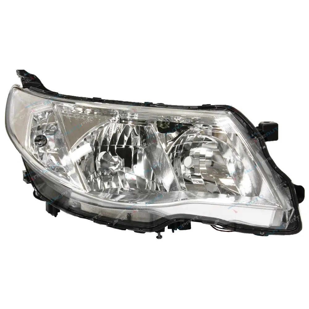thumbnail interactive-video image 1 of Right Passenger Side Headlight Assembly For Subaru Forester Wagon 2006-2008 – Halogen, Chrome 1 of 2