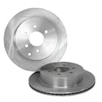 HP Bendix Rear Brake Pads & Disc Rotors Set For Nissan Pathfinder R51 2.5/4.0 2005+